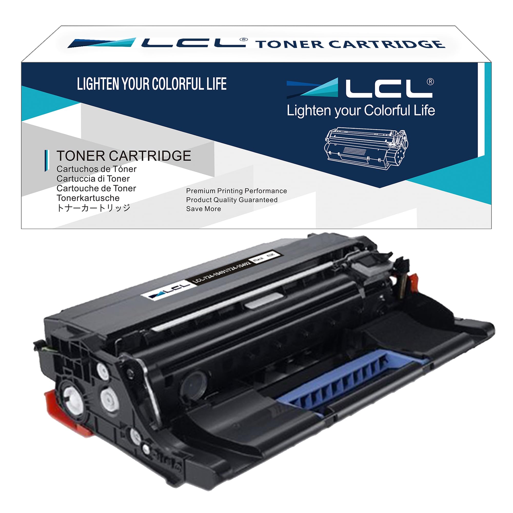 LCL Remanufactured Drum Unit 724-10491 724-10492 KVK63 Drum (1 Drum) Replacement for Dell B2360d B2360dn B3460dn B3465dn B3465dnf S2830dn S2830