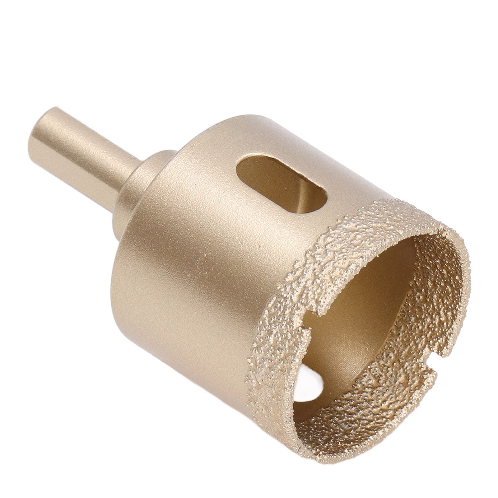 22 to 40mm Diamond Drill Bits,Carbon Steel Triangle Shank Drill Bits Hole Saw 38mm for Glass Tile Marble Porcelain