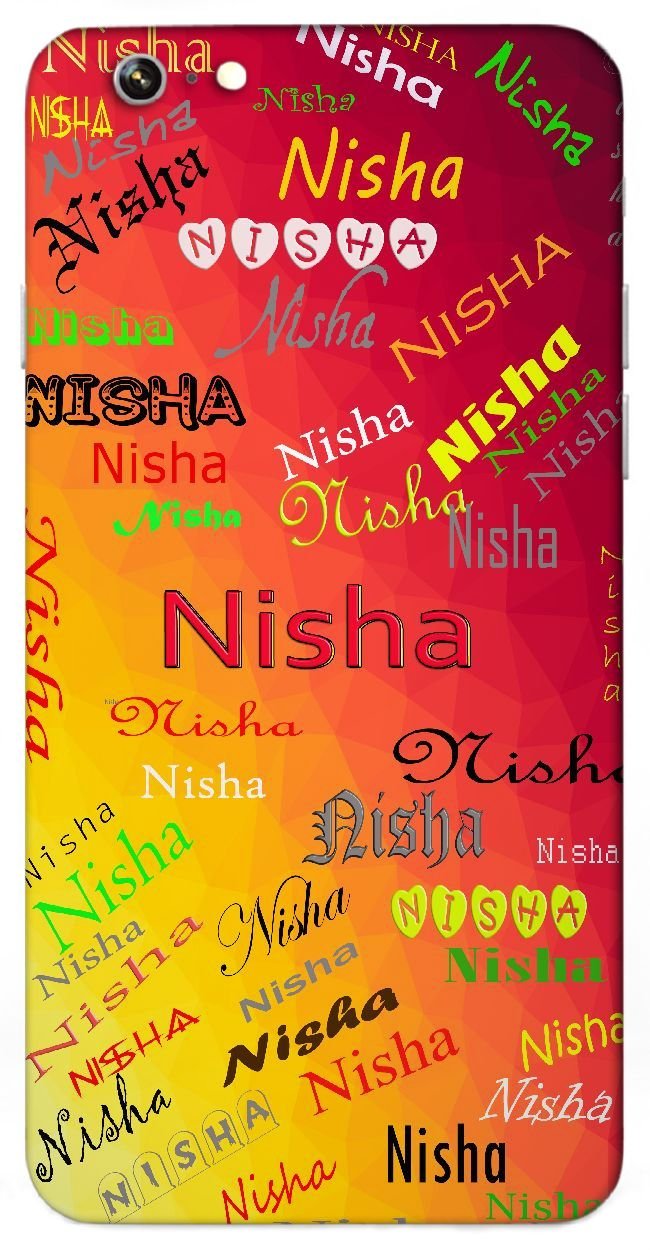 Nisha Name Sign Printed All Over Customize Amazon In Electronics