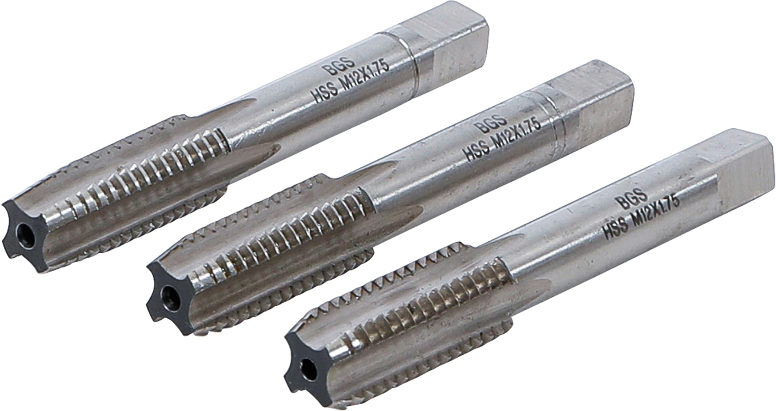 BGS 936 | Tap Set | Starter, Plug, Bottoming Tap | HSS-G | M12 x 1.75 | 3 pcs.