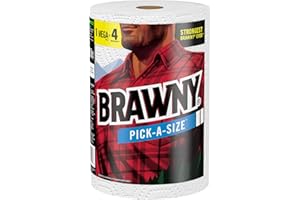 Brawny® Pick-A-Size® Paper Towels, 1 Mega Roll = 4 Regular Rolls