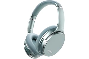Srhythm NC35 Noise Cancelling Headphones Wireless Bluetooth 5.0,Fast Charge Over-Ear Lightweight Headset with Microphones,Meg