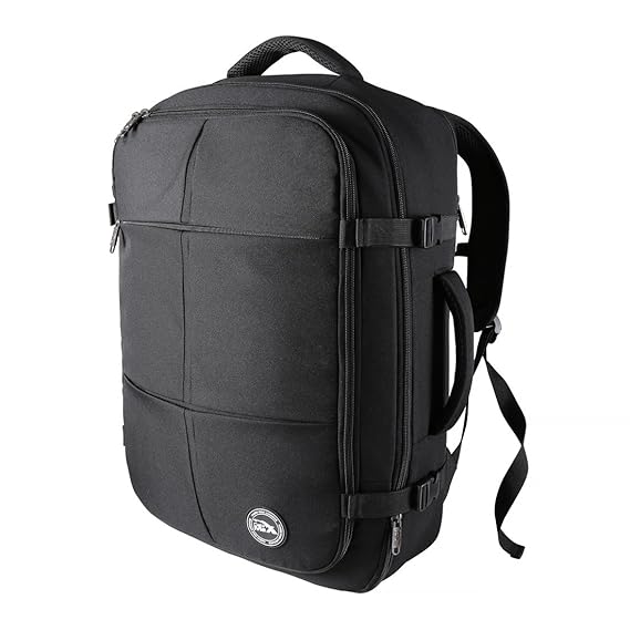 Uppsala Expandierbarer Kabinen Rucksack - perfekt für Handgepäck und als Kabinengepäck 55x40x20 erweiterbar auf 55x40x25 (Sch