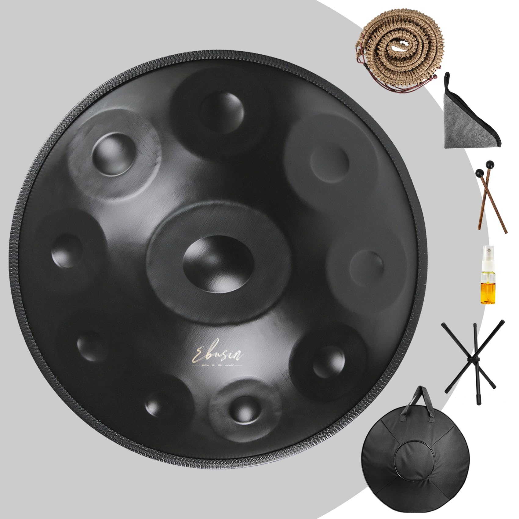 Mua Handpan Drum, 22-Inch D Minor 10-Note 440Hz Adult Steel Hand Drums ...