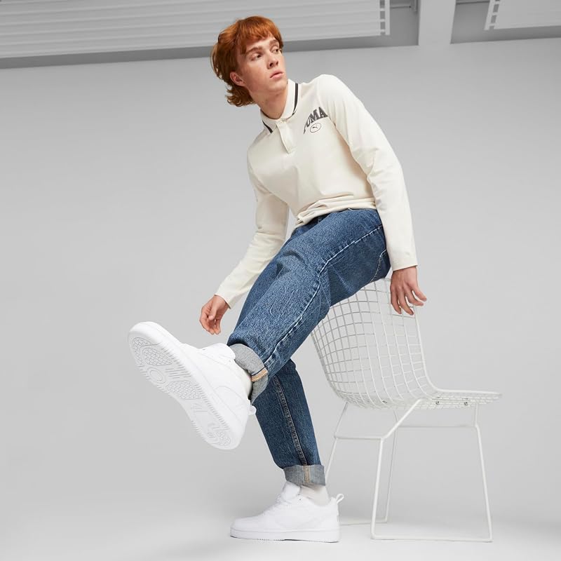 Unisex Rebound Low Puma White-Cool Light Gray 9 43 — photo 3 sur 8