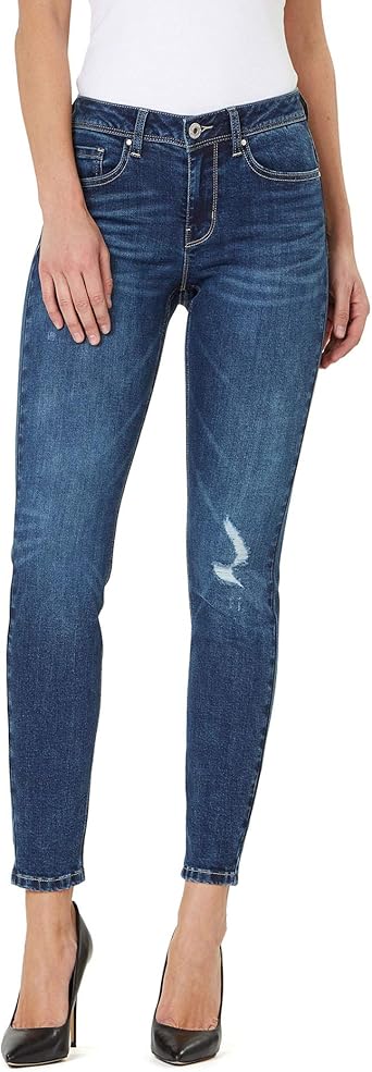 mid rise push up jeans