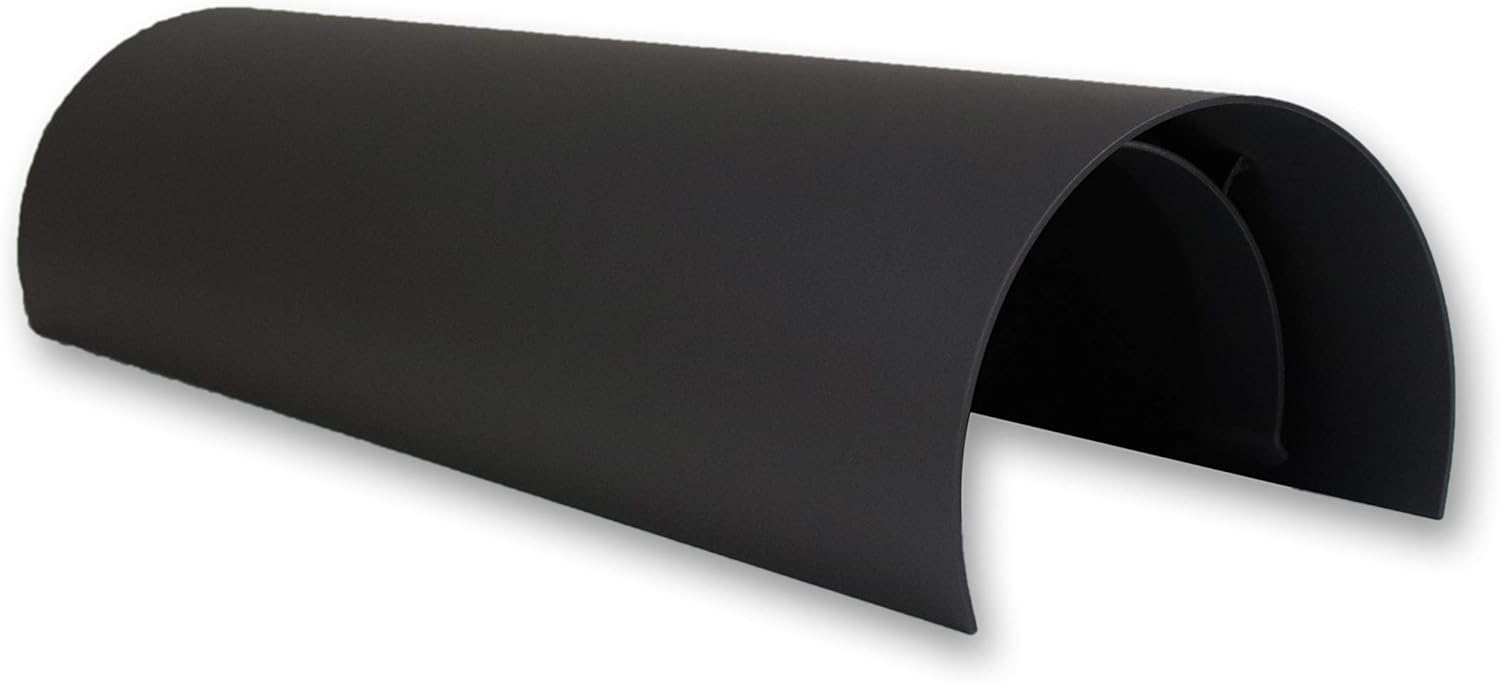 Lanzzas for Stove Pipe Chimney Pipe Heat Shield for Straight Pipe Diameter 120 mm Black