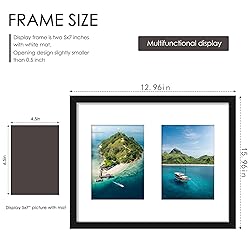 DUENPY 11x14 Picture Frame, 5x7 Collage Picture