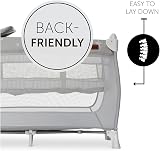 hauck Sleep N Play Center Stars Travel Cot Set with Changing Mat 120x60 view 5