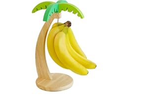 Banana Stand, Home Storage Shelf, Living Room Fruit Organizer With Artificial Leaves, Vertical Fruit Rack, Utility Racks