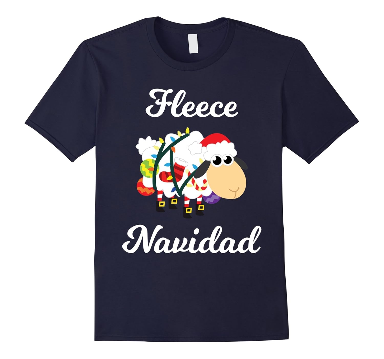 Fleece Navidad T-Shirt Funny Christmas Apparel Feliz Gift-ANZ