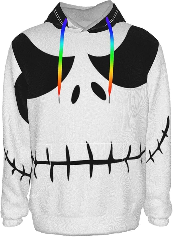 Amazon.com: Jack Skellington The Nightmare Before Xmas Men's 3D Hoodie Pullover Men and Women 