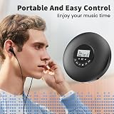 Arafuna Portable CD Player Compact Discman CD-R RW Playback Anti-Skip Earphones view 3