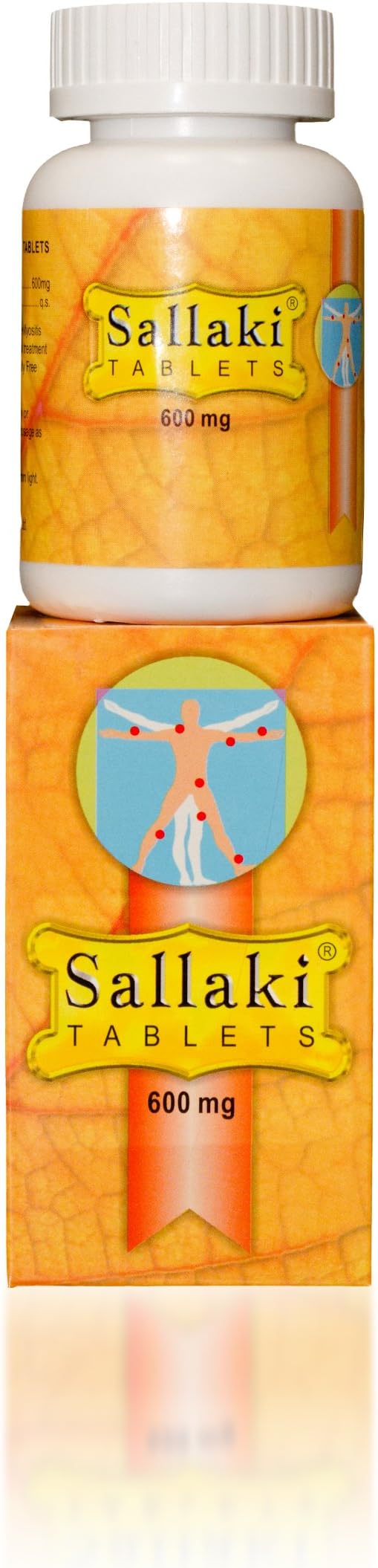 Gufic Sallaki 600mg Tablets Weihrauch Boswellia Serrata Shallaki Indian Frankincense Rheumatoid Arthritis Spondylitis Myositis Fibrositis *SHIP FROM UK by Gufic