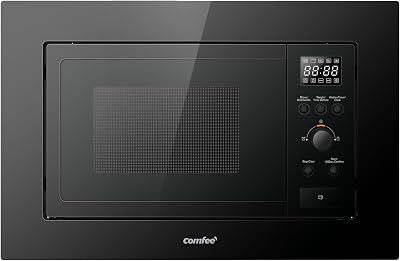 COMFEE 20 L Built-in Microwave Oven with Grill 8 Auto Menu CBMAG820BJL-BK