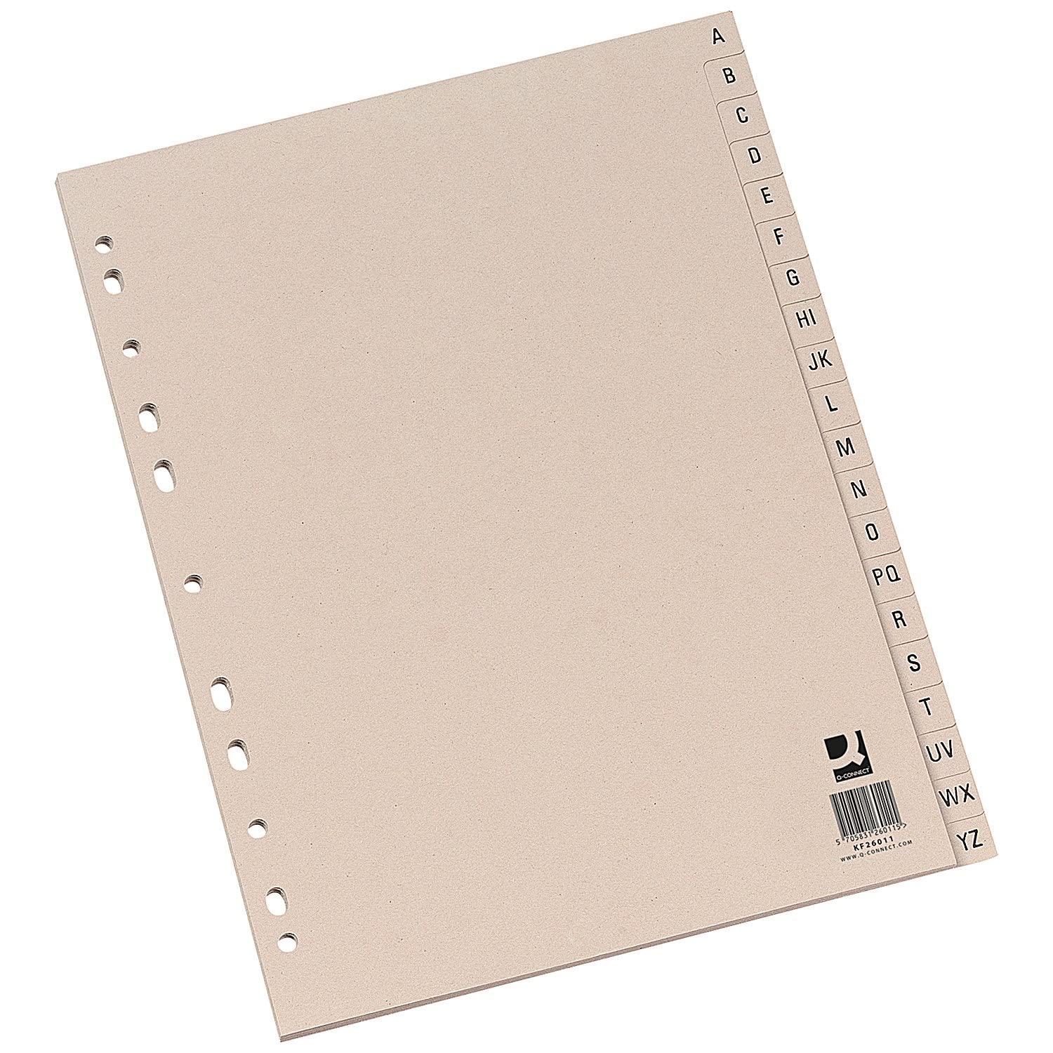 Q-Connect Manilla Divider A-Z Buff