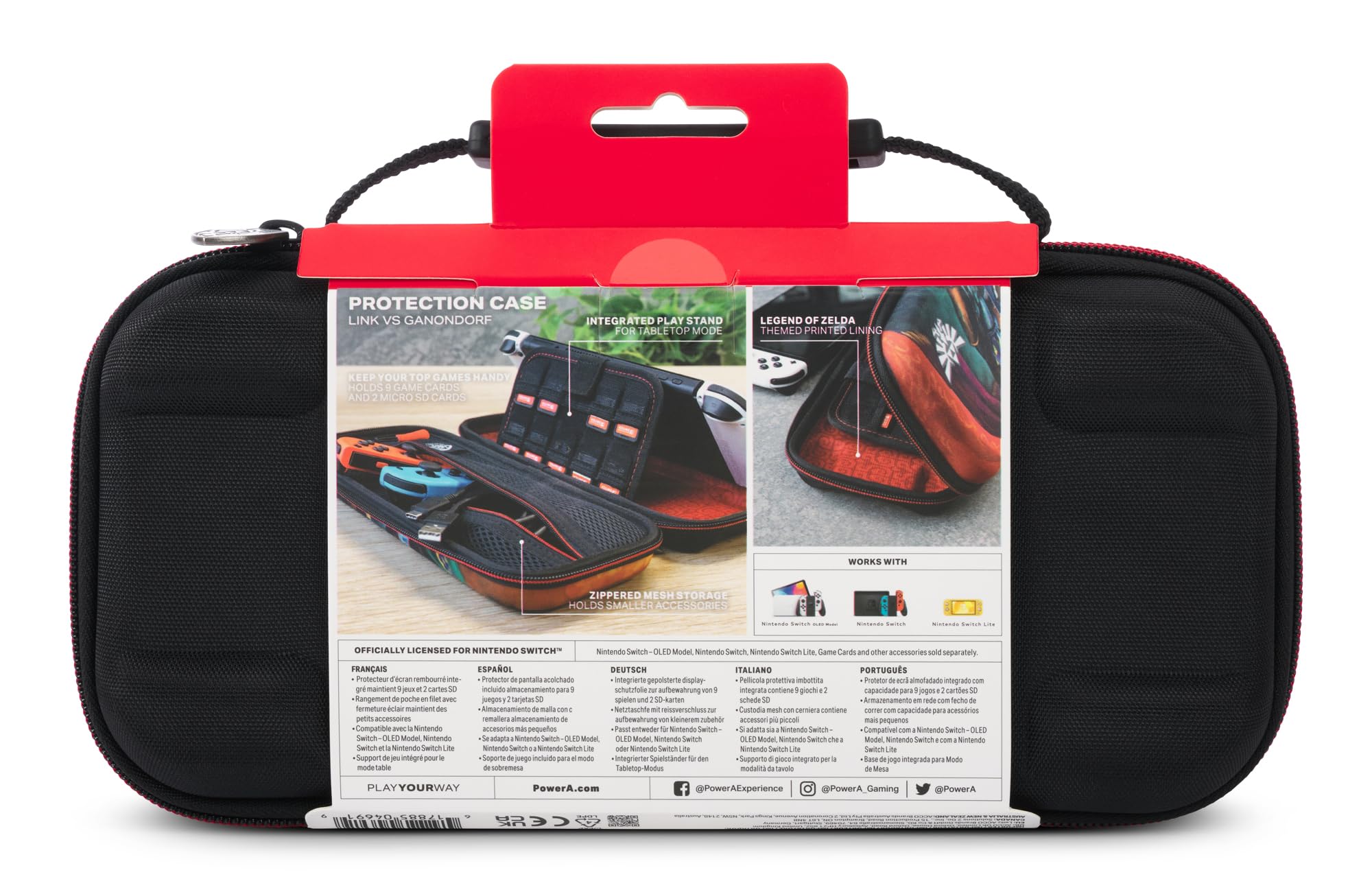 Protection Case for Nintendo Switch - OLED Model, Nintendo Switch, Nintendo Switch Lite - Link vs Ganondorf 2