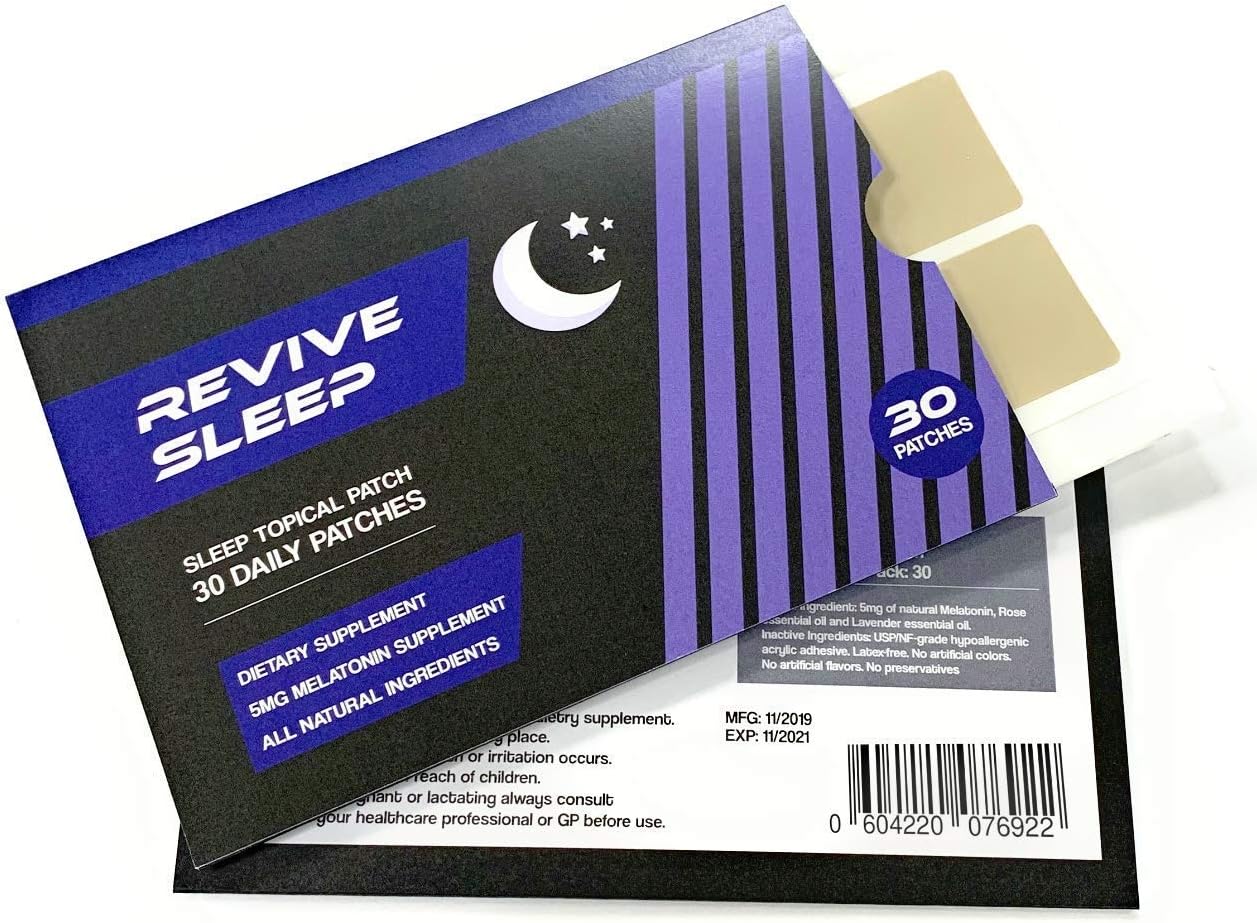 Revive Sleep Patches (30 Pack) - Enjoy a Relaxing Night Sleep Every Night, 30 Count (Pack of 1) - Image 3