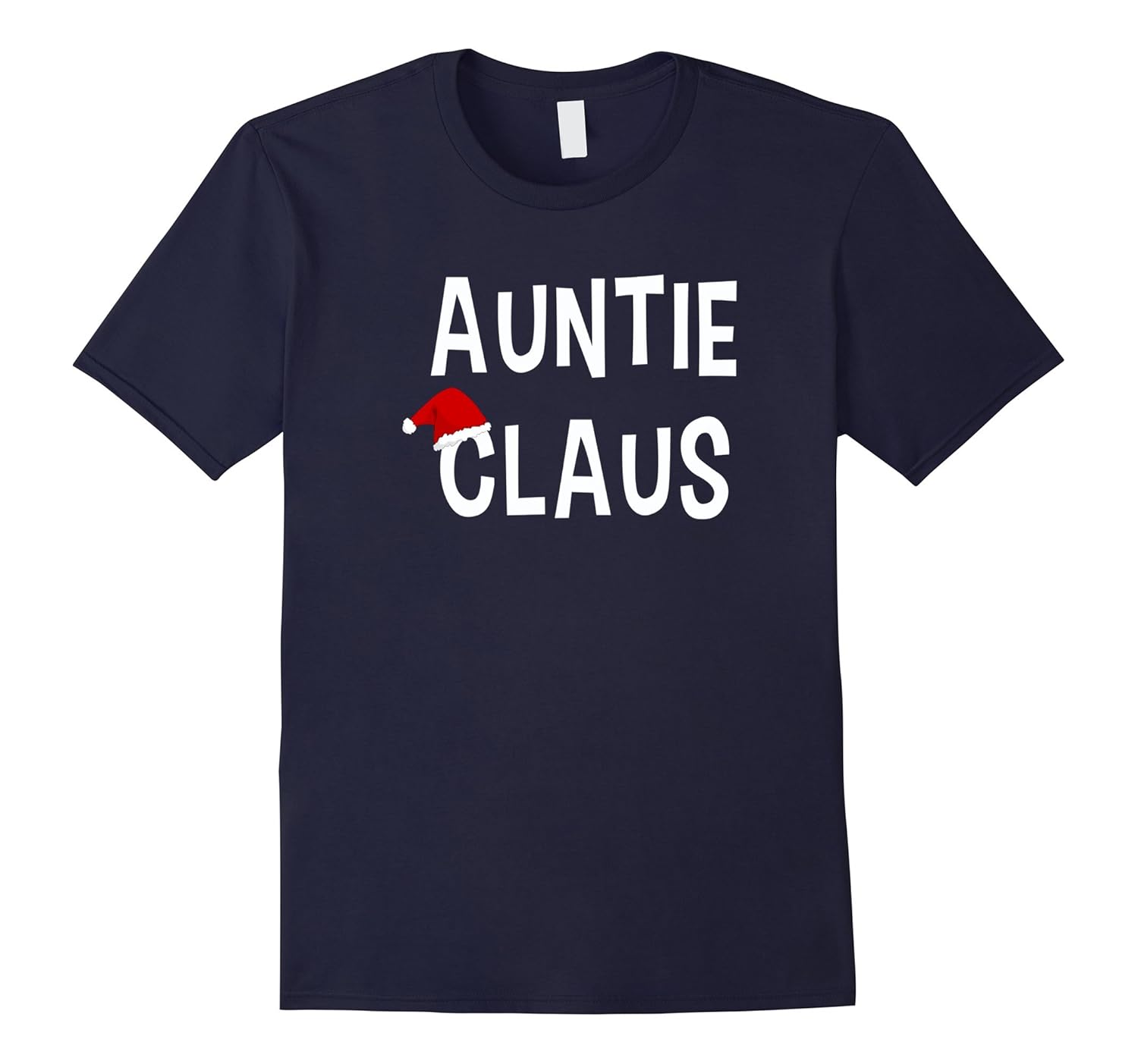 Auntie Claus - Family Christmas T-Shirts-Rose