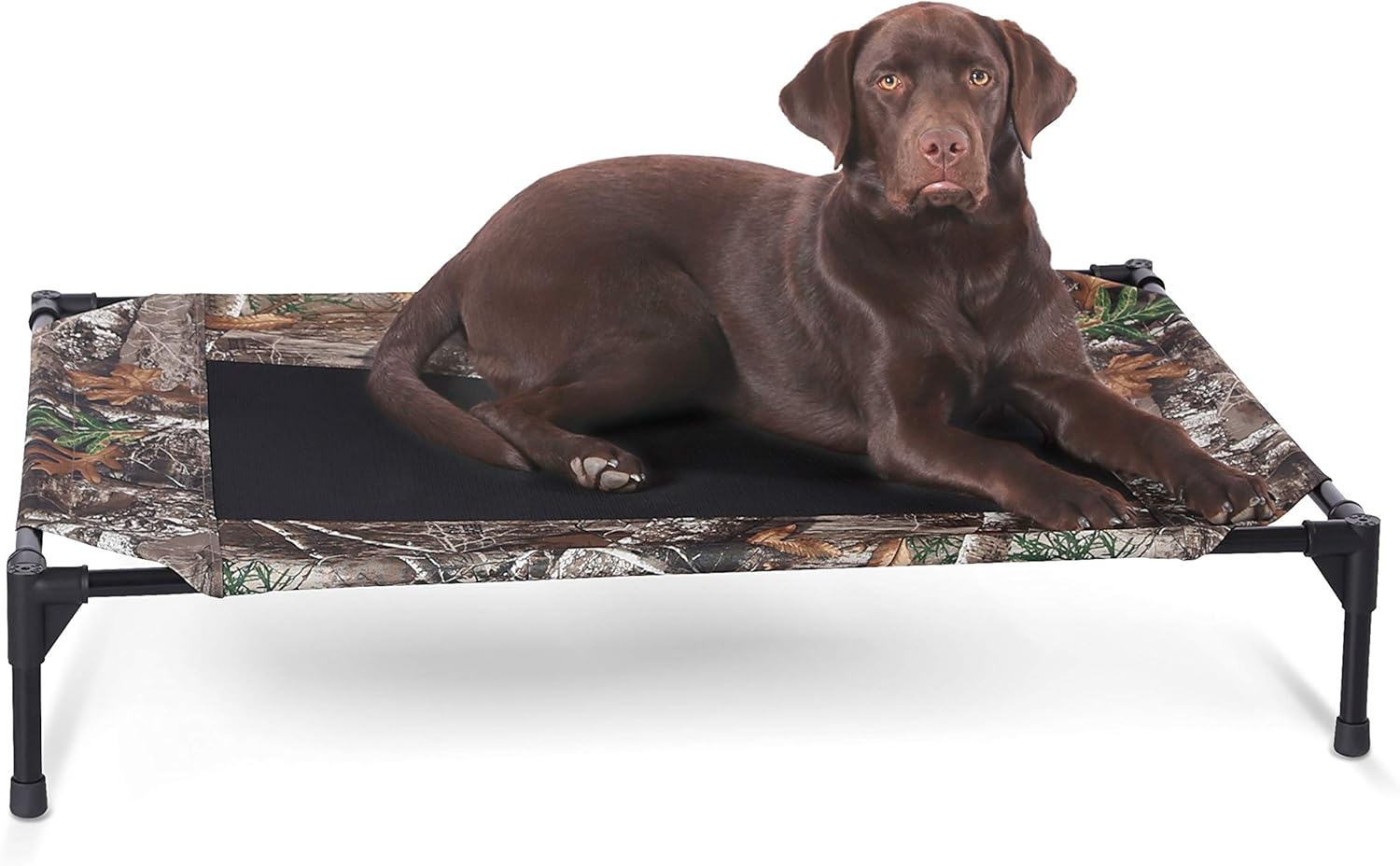K H Pet Products Original Pet Cot Elevated Dog Bed Realtree Edge Camo Black Mesh Large 30 X 42 X 7 Inches Pet Supplies Amazon Com