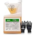 Agrisel 3 Way Max Weed Killer, Eliminate 50+ Weeds, Safe on Grass, Weed Spray, Pet Safe, Low Odor, Easy Mixing, Includes 3-Pack of Agrisel Protective Gloves, 32 Ounces