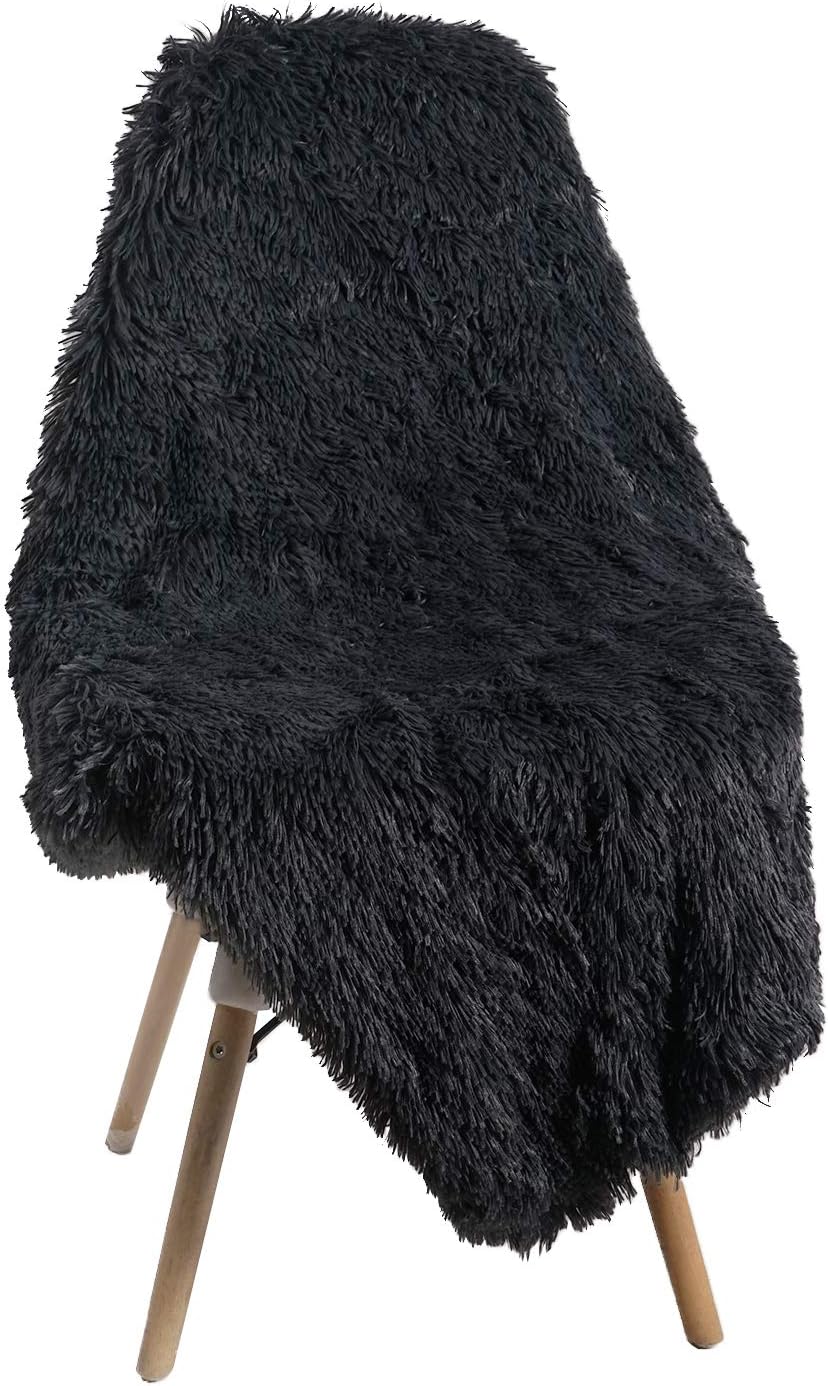 Luciphia Puppy Dog Blankets,Faux Fur Pet Blanket Soft Flannel Throw for Cats Rabbits Light Grey Small: Home & Kitchen