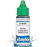 Taylor Technologies R-0008-A, Total Alkalinity Indicator, 0.75 Ounce | Dropper Refill Tests Total Alkalinity in Pools &amp; Spas, Replace Annually