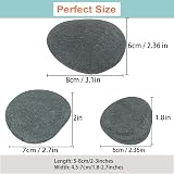 Hisredsun Flat River Rocks 2-3 Inch 48 Pcs for Painting Craft Decor view 2