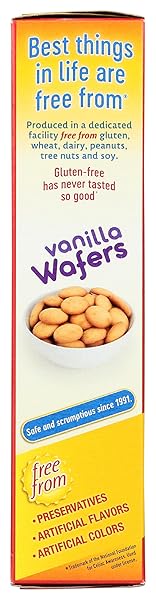 KINNIKINNICK, WAFERS VANILLA, 6.3 OUNCE