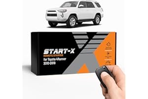Start-X Remote Starter Kit for Toyota 4Runner (2010-2019) | Key Ignition Engine Vehicles | Plug N Play | 3X Lock to Remote Start | No Wire Splicing