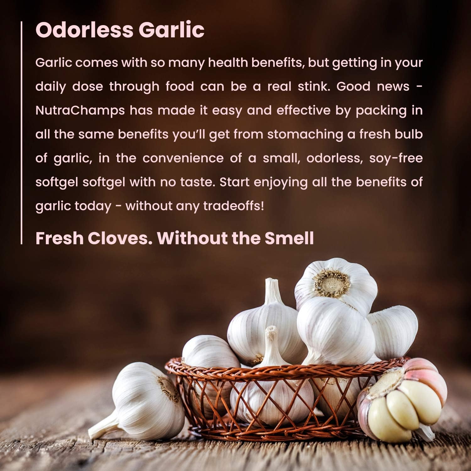 Odorless Garlic Pills [Extra Strength Softgels] 1000mg Immune Support Supplement - Heart, Blood Pressure & Cholesterol Support Capsules - Enhanced w/Parsley, Chlorophyll & Aged Black Garlic Extract: Health & Personal Care