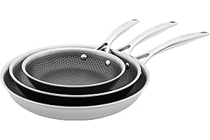 Henckels Paradigm 3-pc Stainless Steel Nonstick Fry Pan Set
