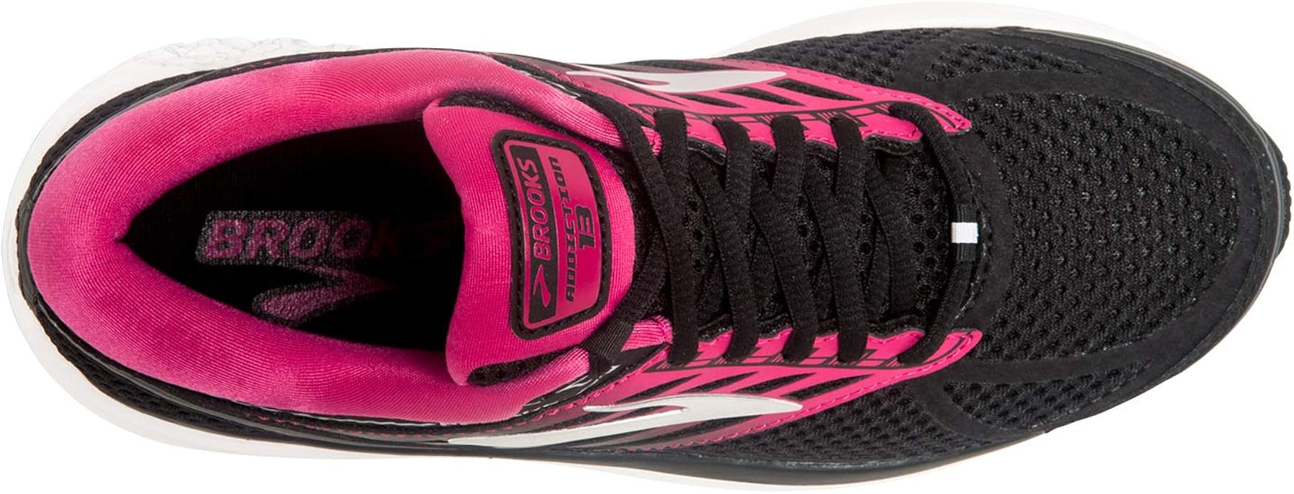 brooks pink and black