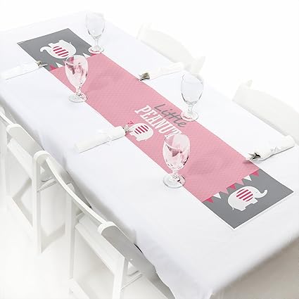 baby girl baby shower elephant theme