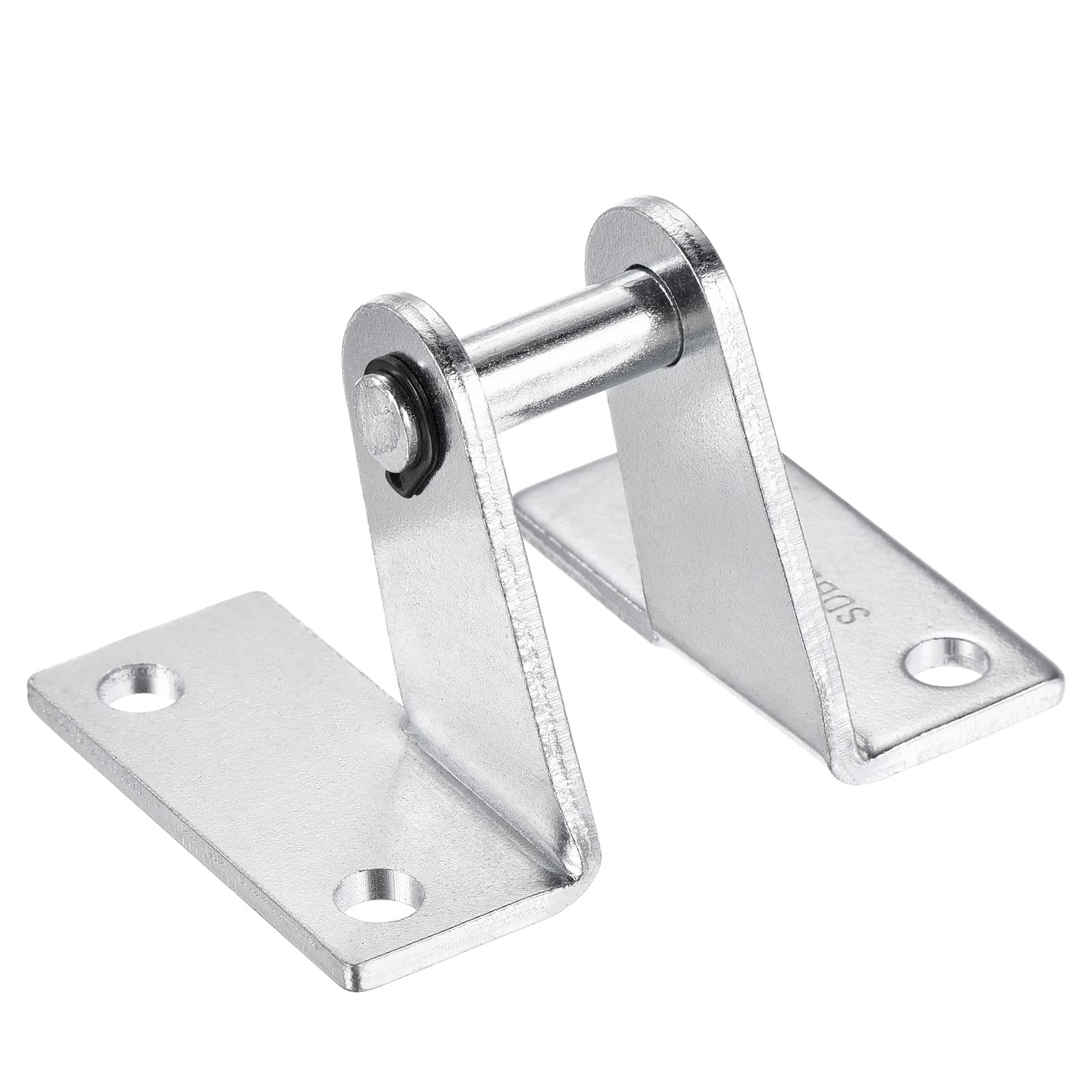 PATIKIL 66x48mm Air Cylinder Rod Clevis Mounting Bracket Rear Pivot Mount Pneumatic Parts, Silver