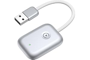 TXZ Wireless CarPlay Adapter Upgrade Wired CarPlay to Wireless, 2024 CarPlay Wireless Dongle Designed for Apple CarPlay iPhon