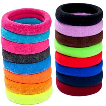 Amazon Com Livezone 40 Pack High Elastic Colorful Nylon Seamless