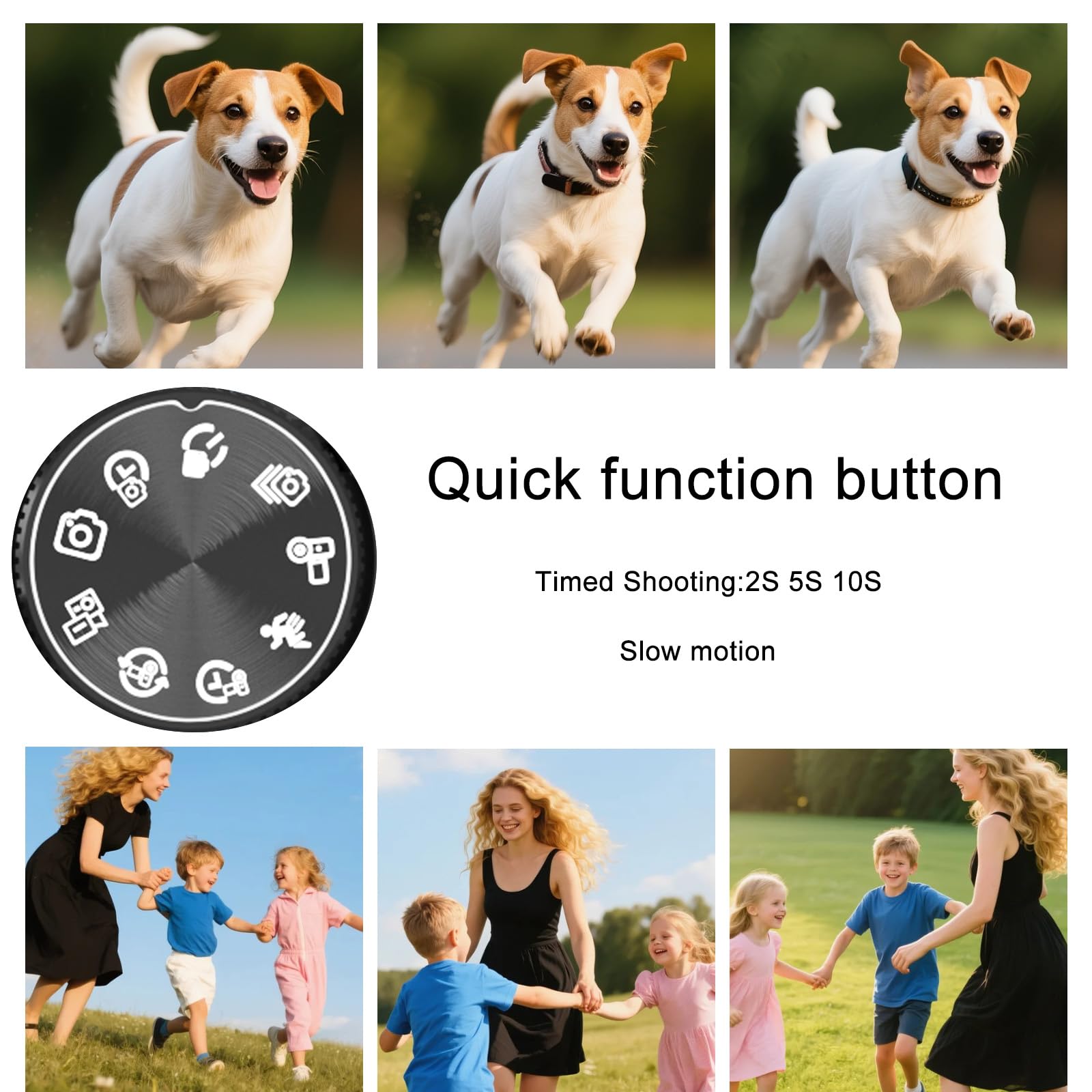 FLATIC Digital Camera, 5K 75MP Cameras for Photography with WiFi & 64GB TF Card, Autofoucs Vlogging Camera for YouTube with 180° Flip Screen, Compact Vlog Travel Camera Kit for Beginner, Teens (Black)