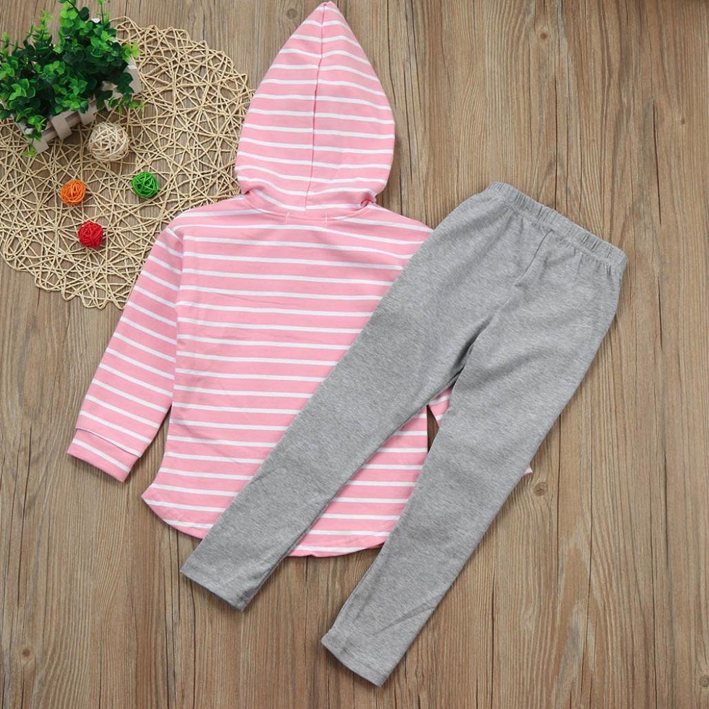 Lang Hosen Kindermode Kinderkleidung Bekleidung Longra Kinder M/&auml;dchen Jungen Sports Kleidung Set mit Kinder Hoodie Sweatshirts mit Kapuzen Pullover Langarmshirts 2-6Jahre