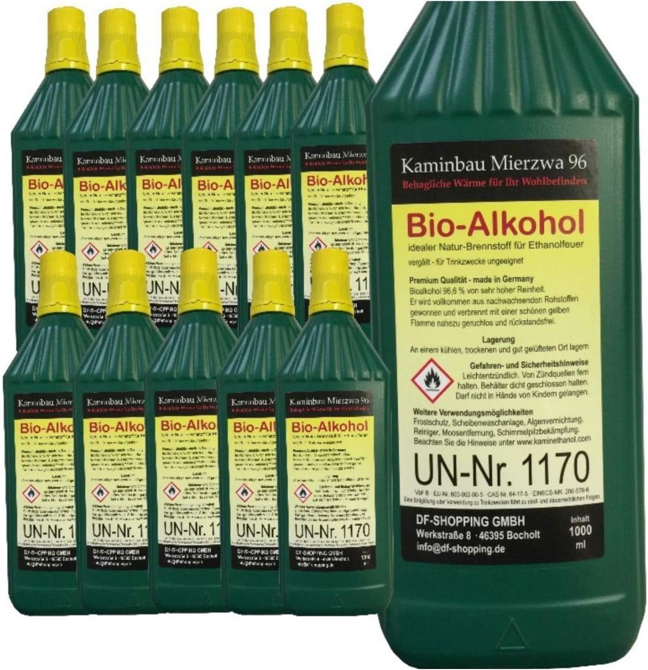 Quel Est Le Prix Du Litre D éthanol 12 Litres de Haute-Performance Bio-éthanol en Bouteilles de 1 Litre