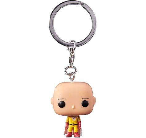 saitama funko pop keychain