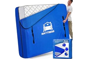 Mattress Bag for Moving, BETU Waterproof Mattress Protector Mattress Cover (Queen) Storage Bags with 8 Heavy-Duty Handles and