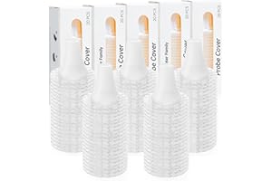 100 Pcs Ear themometer Probe Covers/Refill Caps/Lens Filters for Femometer Family Thermometers Models ET108 and ET107, BPA Free Disposable Covers