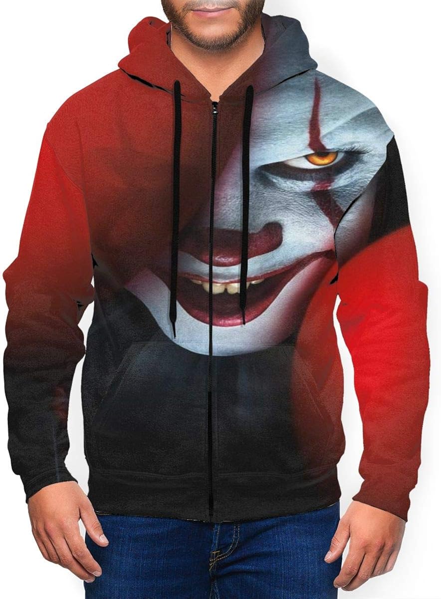 pennywise zip up hoodie