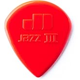 Dunlop Jazz III Pick Pack, Red Nylon,1.38mm