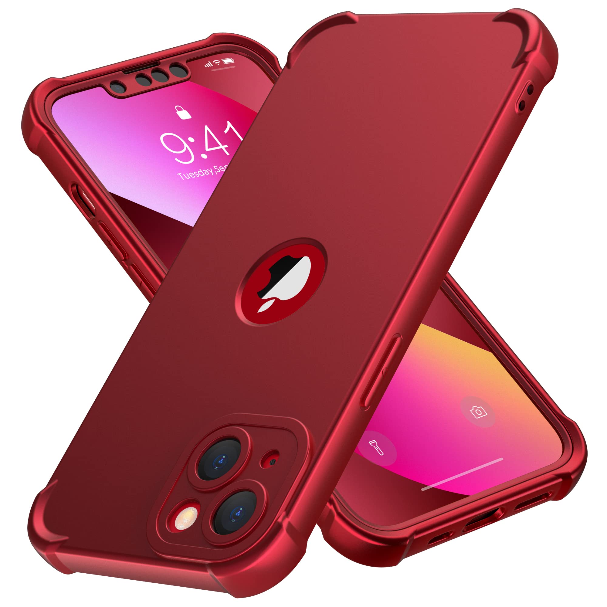 ORETECH for iPhone 13 Mini Case, with [2 x Screen