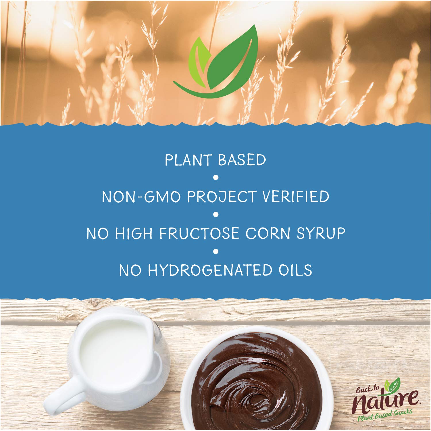 Amazon Com Back To Nature Cookies Non Gmo Classic Creme 12 Ounce Pack Of 6 Grocery Gourmet Food