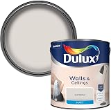 Dulux Matt Emulsion Paint For Walls And Ceilings Just Walnut 2.5 Litres
