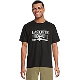Lacoste Mens Crew Neck Short Sleeve Classic Fit Branding T-Shirt