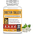 NuBest Doctor Taller - Bone Strength Supports, Enhance Immune System - Keto with Calcium, Vitamin D3, Vitamin K2, Amino Acids & Herbs for Children (8+) - 60 Vegan Capsules | 1 Month Supply